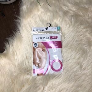 Jockey Life slipshort non compression white sz small NWT